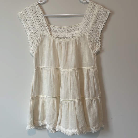 Free People Babydoll Blouse - Picture 2 of 8